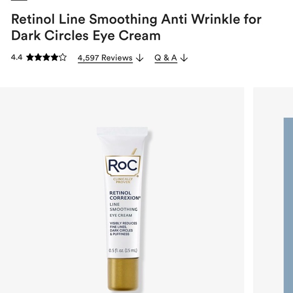 BUNDLE ROC RETINOL LINE SMOOTHING ANTI WRINKLE FOR DARK CIRCLES • ALL BRANDNEW • - Picture 8 of 9
